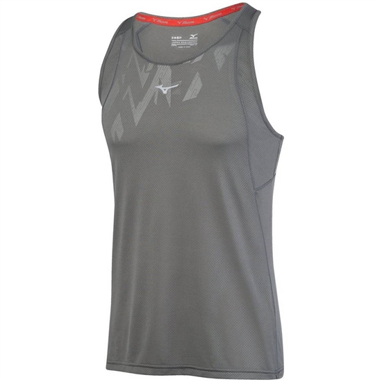 Mizuno Singlet Alpha Vent Tank Tops Herr Grå | 489513FDO