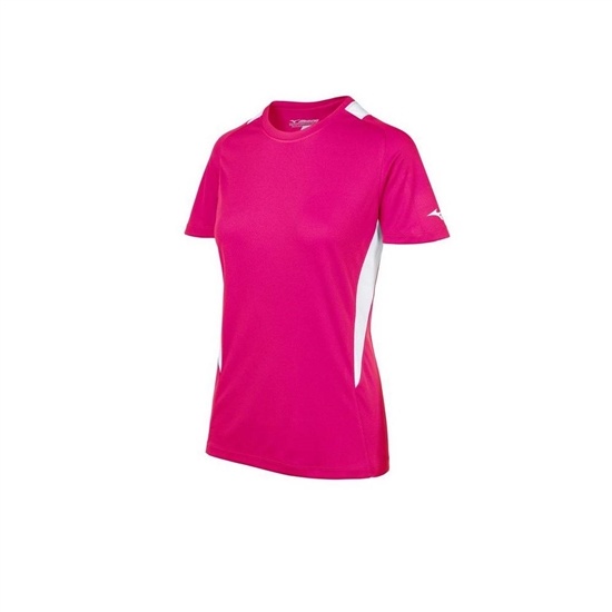 Mizuno Softball Crew Neck Jersey Dam Rosa Vita | 213756XJA