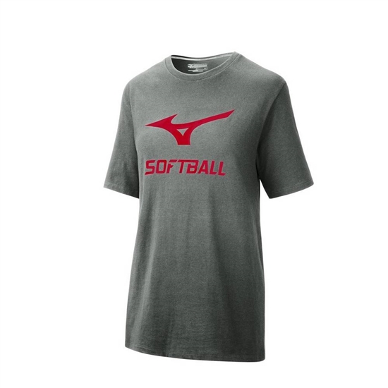 Mizuno Softball Tryck T shirts Dam Grå | 580147ROI