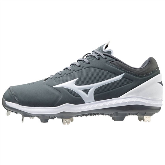 Mizuno Sweep 5 Mid Metal Baseball Skor Dam Grå Vita | 719502AHV