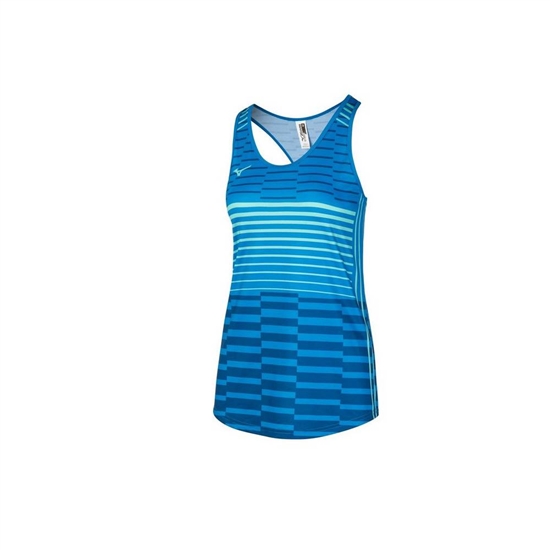 Mizuno Team Tank Tops Dam Blå | 854612TQS