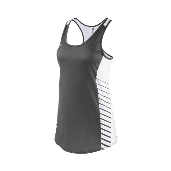 Mizuno Team Tank Tops Dam Grå Vita | 516437ZQB