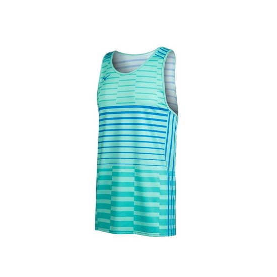 Mizuno Team Tank Tops Herr Turkos | 924781ILZ