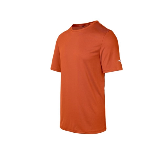 Mizuno Tee T shirts Herr Orange | 641708MDO