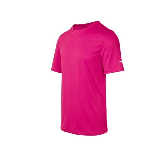 Mizuno Tee T shirts Herr Rosa | 380649DQC