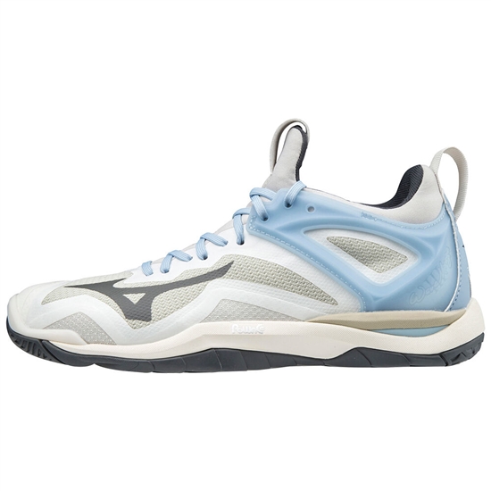 Mizuno WAVE MIRAGE 3 Handbollsskor Dam Vita Grå | 783049RAE