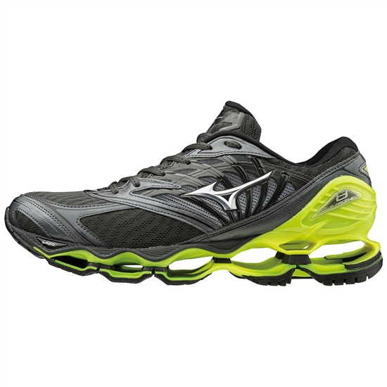 Mizuno WAVE PROPHECY 8 Löparskor Herr Grå Silver Gula | 967541KFP