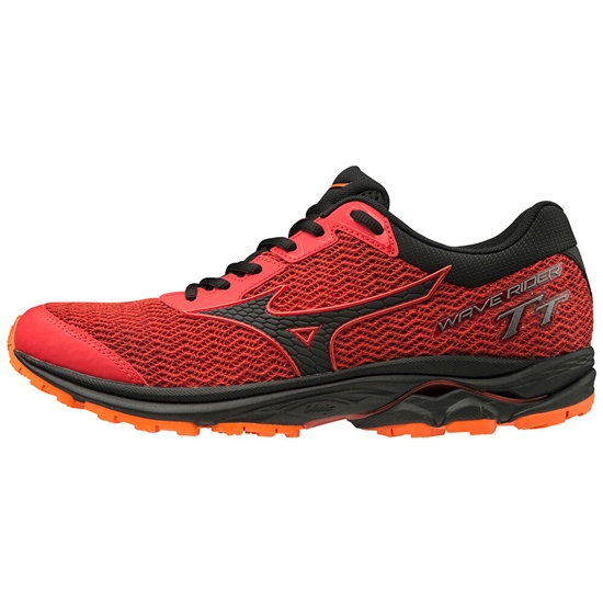 Mizuno WAVE RIDER TT Trail löparskor Herr Röda Svarta Orange | 913280NKG