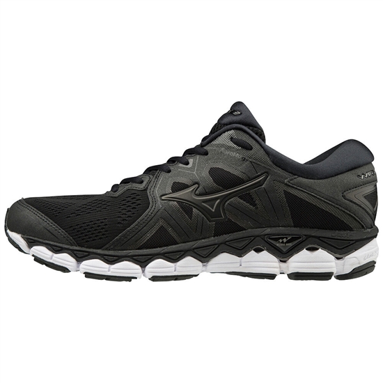 Mizuno WAVE SKY 2 Löparskor Herr Svarta Grå | 831290XVB