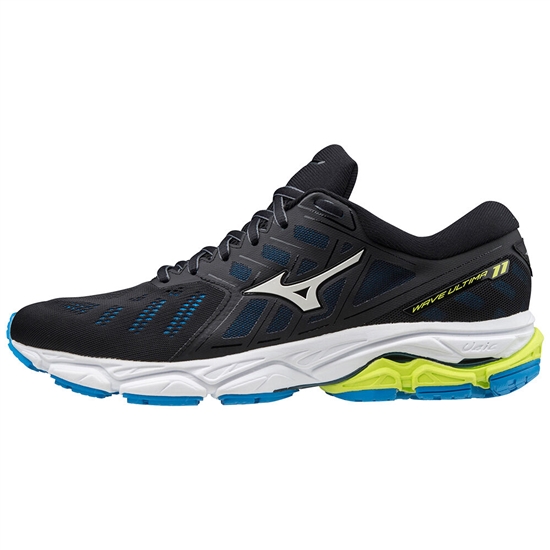 Mizuno WAVE ULTIMA 11 Löparskor Herr Svarta Vita Blå | 152930UWN