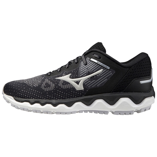 Mizuno Wave Horizon 5 Löparskor Dam Svarta Vita | 846153WYL