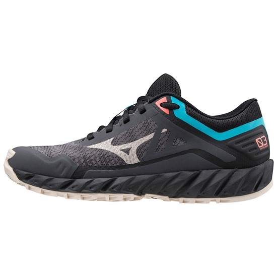 Mizuno Wave Ibuki 3 Trail löparskor Dam Svarta Grå Blå | 873945KQS