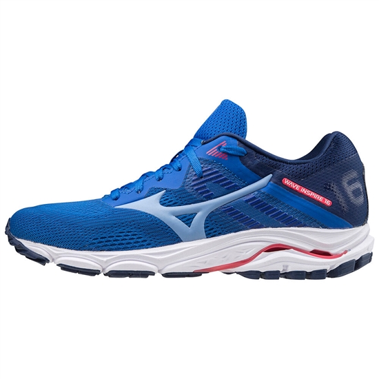 Mizuno Wave Inspire 16 Löparskor Dam Blå | 824013QYG