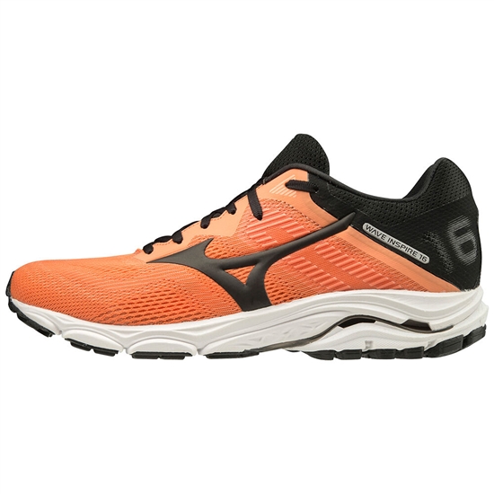 Mizuno Wave Inspire 16 Löparskor Herr Orange Svarta | 721456KGS