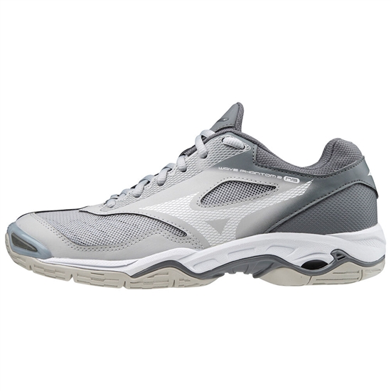 Mizuno Wave Phantom 2 Nb Netball Skor Dam Vita Grå | 542831UDR