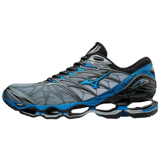 Mizuno Wave Prophecy 7 Löparskor Herr Silver Svarta | 561280ZHK