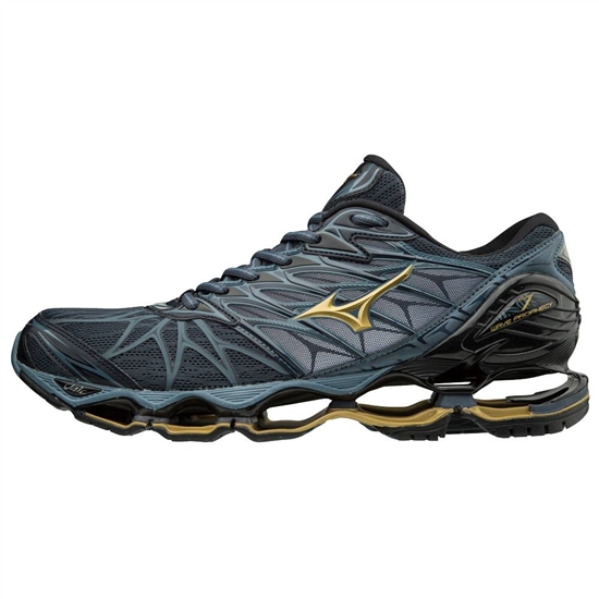 Mizuno Wave Prophecy 7 Löparskor Herr Svarta Blå | 315962SAX