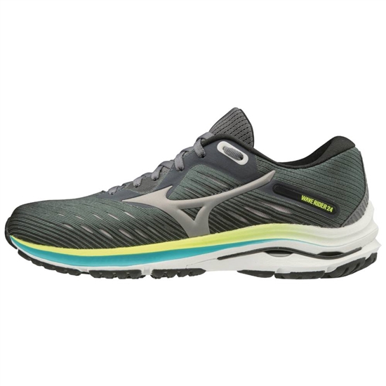 Mizuno Wave Rider 24 Löparskor Dam Mörkgröna | 612890PCD