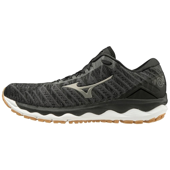 Mizuno Wave Sky 4 WAVEKNIT 2E Breda Löparskor Herr Mörkgrå | 683975ACN