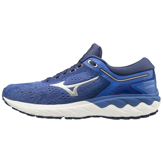 Mizuno Wave Skyrise Löparskor Dam Blå Silver | 278403QGM