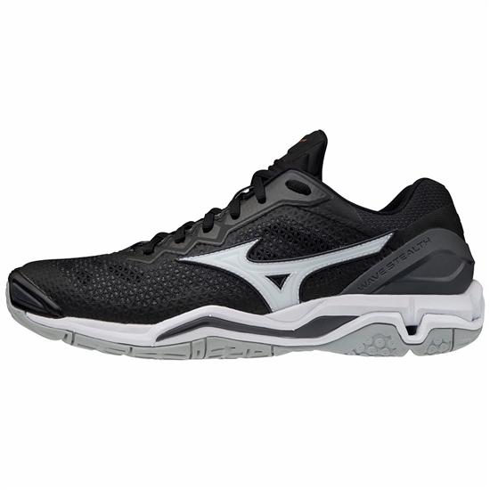 Mizuno Wave Stealth V Handbollsskor Dam Svarta Vita | 230841ICV